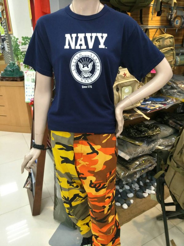 Rothco美軍系列 海軍 NAVY blue 印花T恤