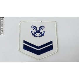 海軍帆纜下士臂章(白色)