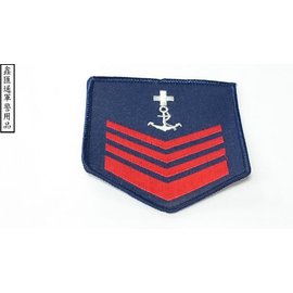 海軍醫務上士臂章(深藍色)