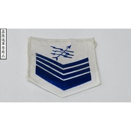 海軍雷達上士臂章(白色)