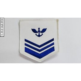 海軍航空中士臂章(白色)