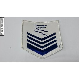 海軍電信上士臂章(白色)