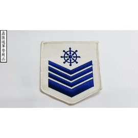 海軍航海上士臂章(白色)