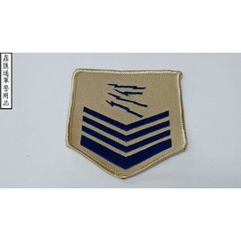 海軍電信上士臂章(卡其色)