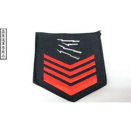 海軍電信上士臂章(黑色)