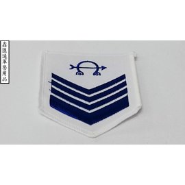 海軍聲吶上士臂章(白色)